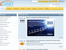 Tablet Screenshot of comet.rs